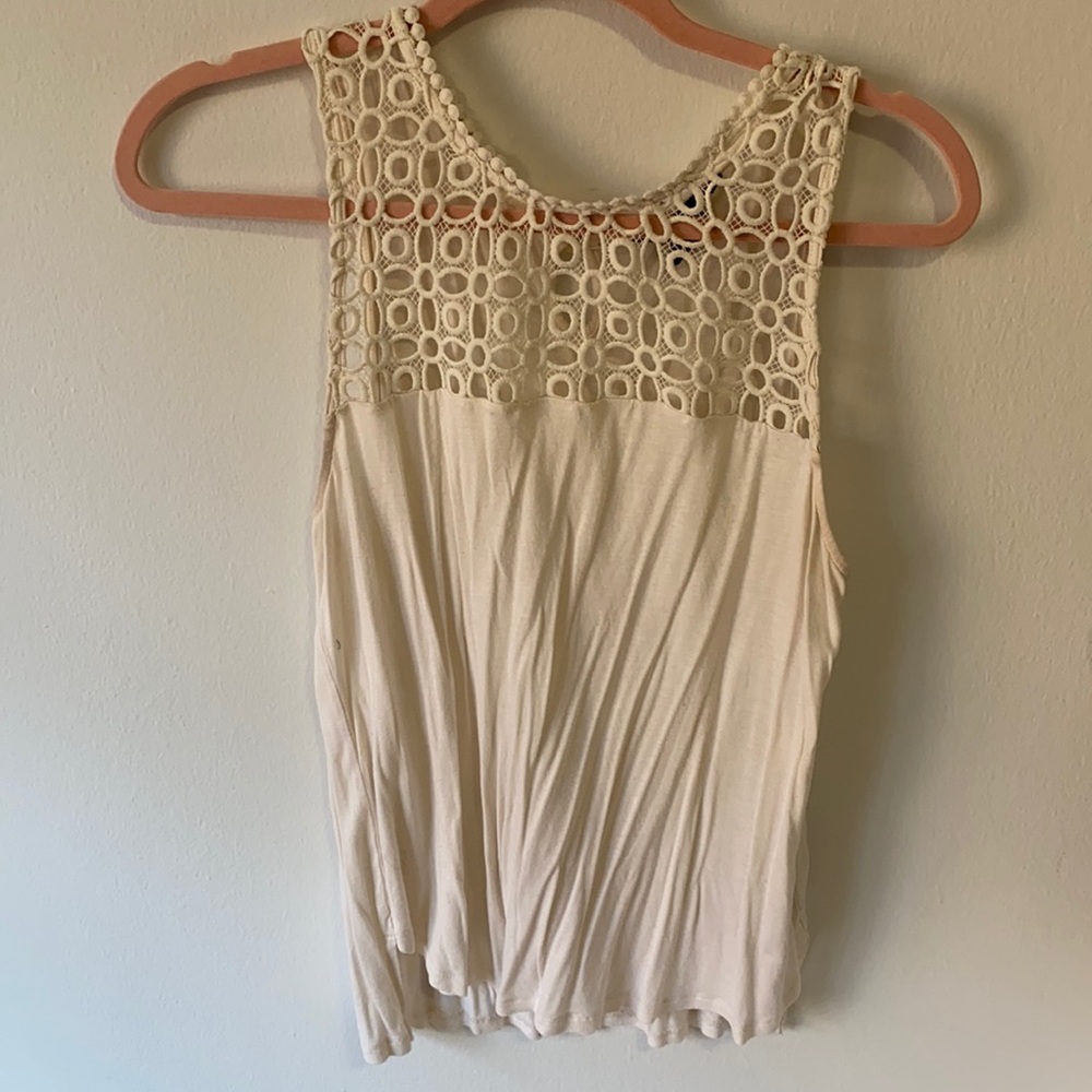 White tank top